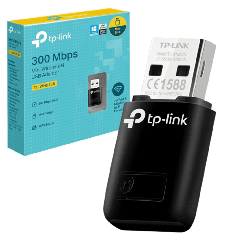 ADAPTADOR USB INALAMBRICO N DE 300MBPS TP-LINK TL-WN823N